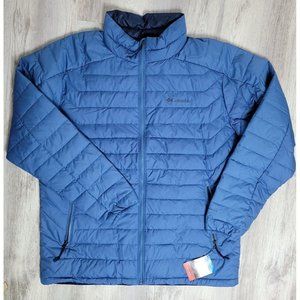 Columbia Men's White Out II Insulated Omni Heat Puffer Jacket Size 1X Blue $160